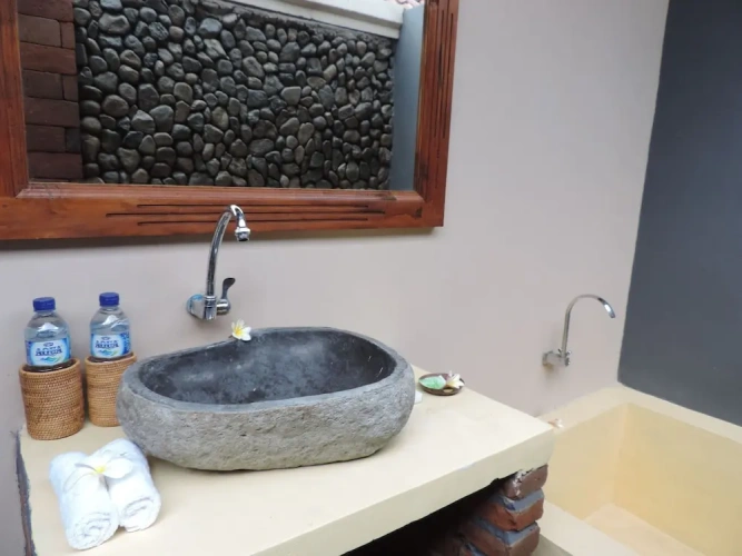 1 Bedroom Deluxe Double room with balcony and with garden view