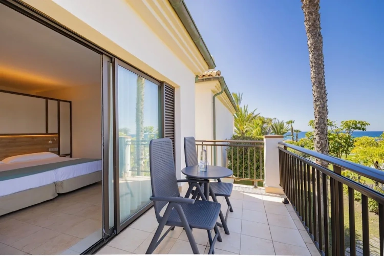 Standard Double room with balcony and with partial sea view