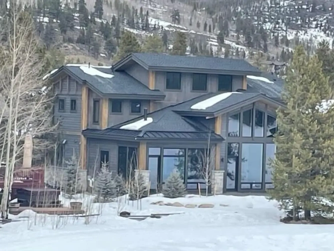 Cottage with balcony