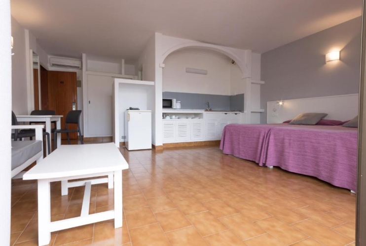 Studio with balcony