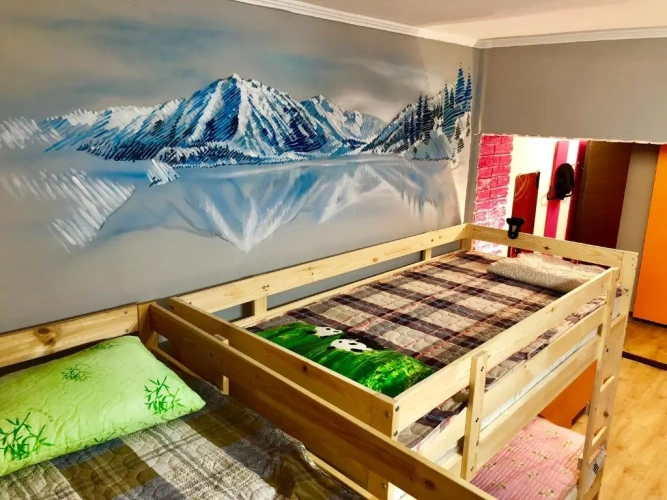 Bed in Dorm with view