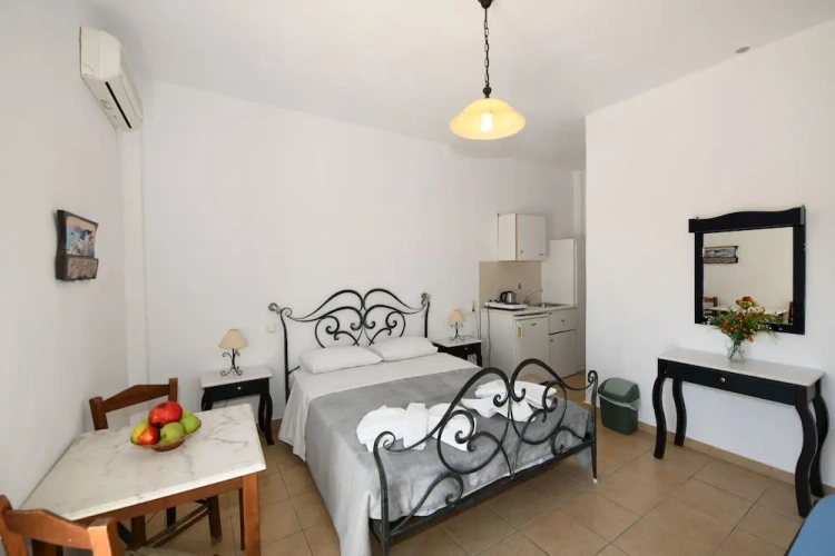 Economy Double Studio with balcony and with sea view