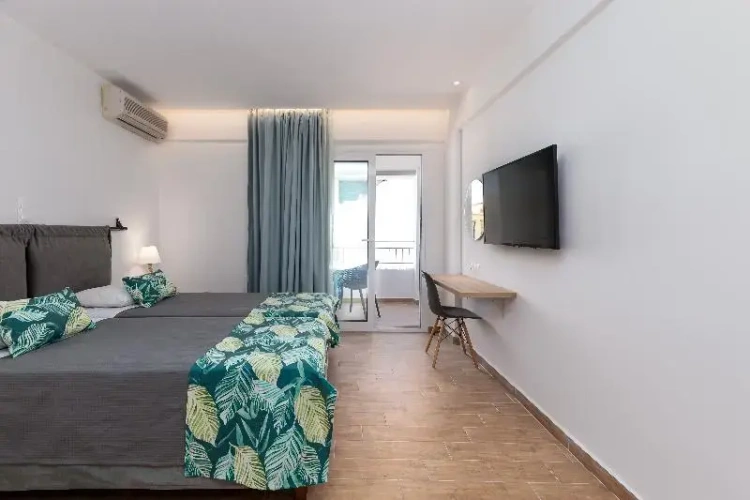 Classic Double room with balcony and with land view