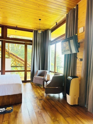 Deluxe Double room with balcony and with mountain view