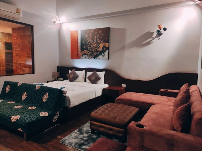 Superior Double room with balcony and with view