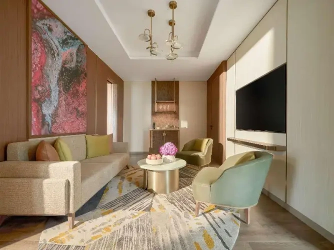 Deluxe Twin room with balcony and with mountain view