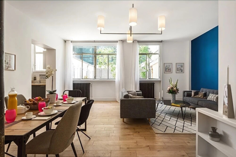 Saint Germain Bon March Chic Three Bedroom