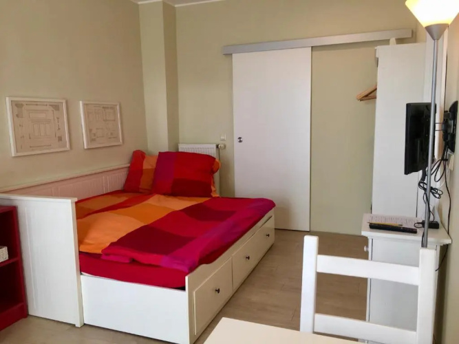 die Senfbude - Klein aber fein - wunderschönes Studio-Apartment mit Terrasse und Stellplatz