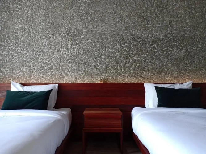 Standard Twin room with garden view