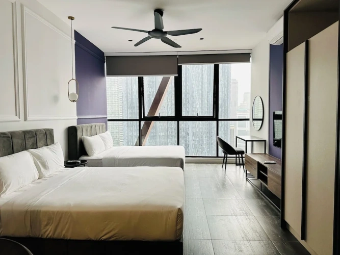 Standard Quadruple Family room with city view