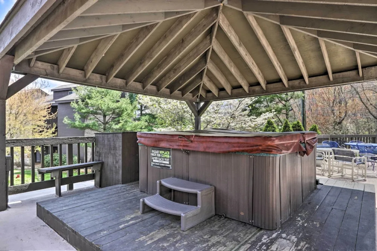 Pool Access & Balcony: Mtn-view Gatlinburg Condo