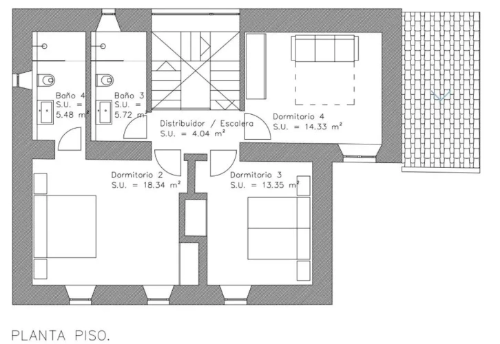 4 Bedrooms Cottage