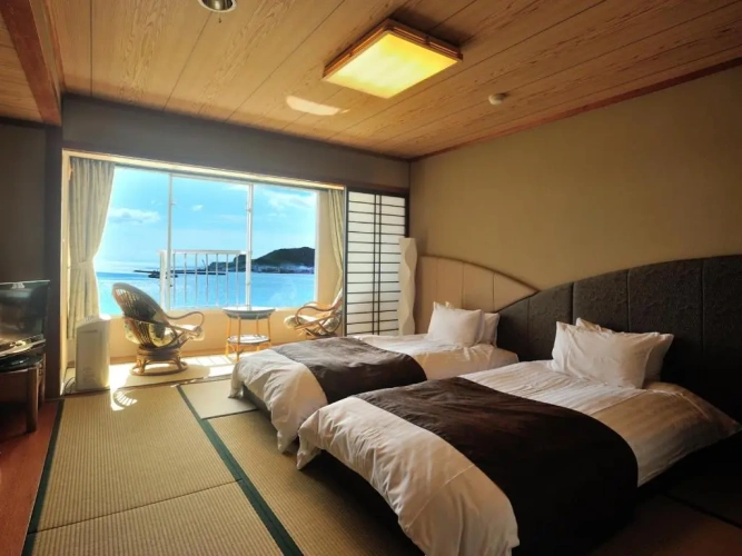Standard Twin room with ocean view