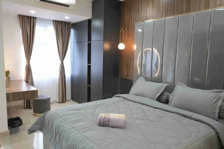 Double Apartment with balcony and with city view