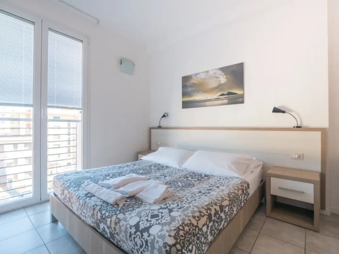 1 Bedroom Apartment with balcony and with partial sea view