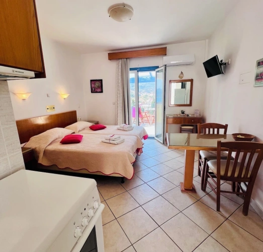 Studio with balcony and with sea view