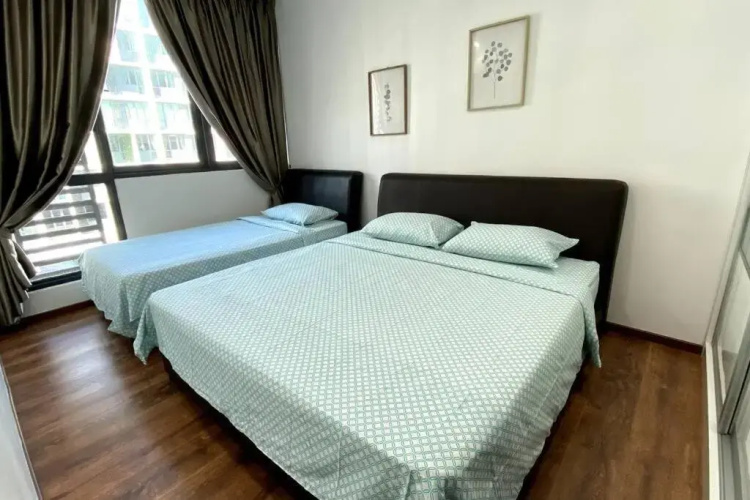 #2.1 Jazz Suites Large Bed Vivacity Kuching 3rooms