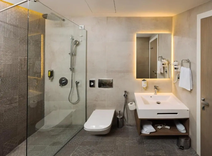 Business Double Apartment with balcony and with city view
