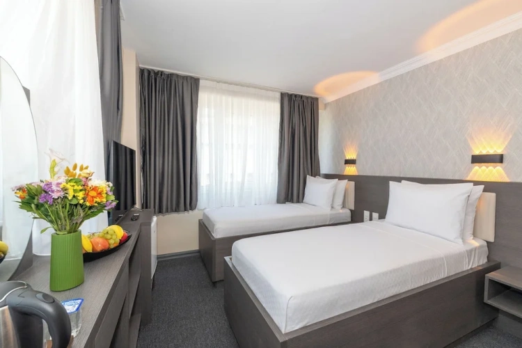 Standard Twin room with city view