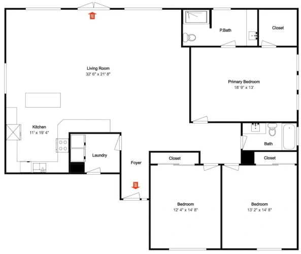 4 Bedrooms Cottage