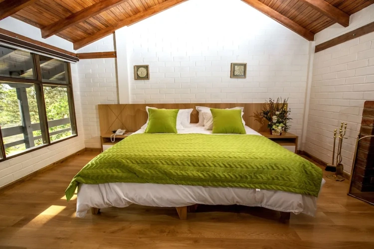 1 Bedroom Standard Double room with balcony and with garden view