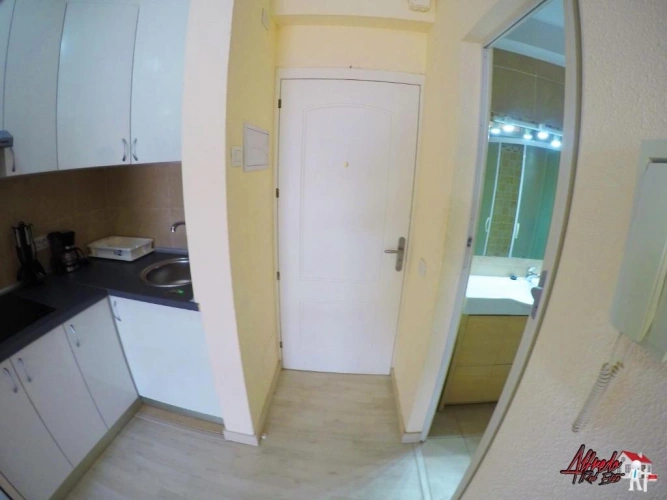 Studio with balcony