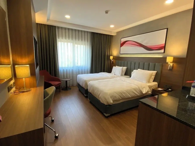 Standard Twin room with city view