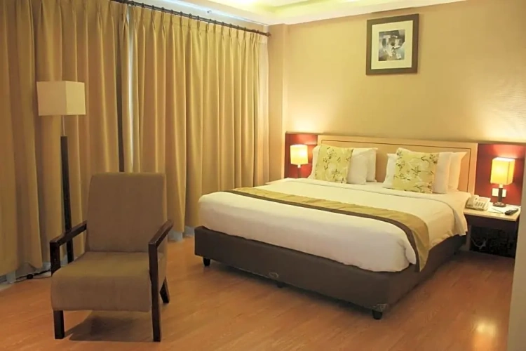 Deluxe room with balcony and with view