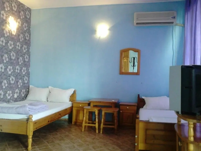 Standard Twin room with balcony and with sea view