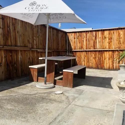 Secure garden flat