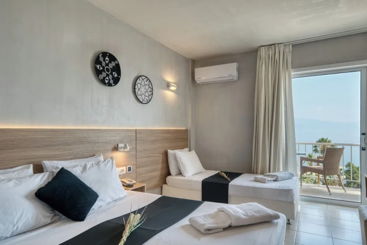 Standard Double room with balcony and with sea view