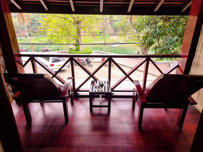 Deluxe Twin room with balcony and with river view