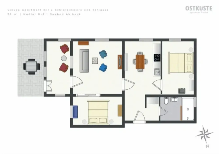 2 Bedrooms Deluxe Apartment