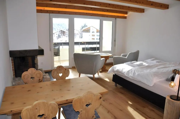 !NEW! Charming Studio facing Piz Rosatsch