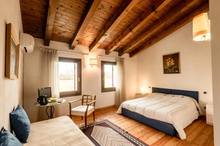 Deluxe room with balcony and with view
