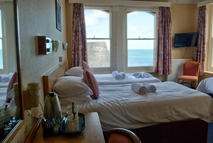 Standard Twin room with sea view