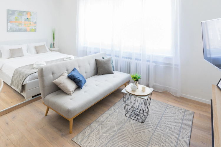 Modern and Bright Studio in Main Pedestrian Zone