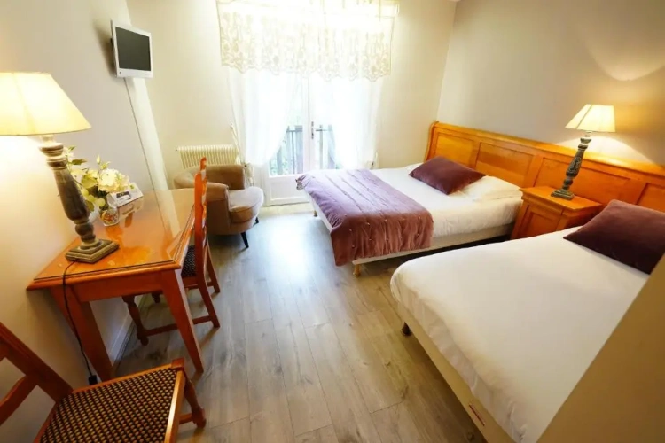 Standard Twin room with balcony and with view