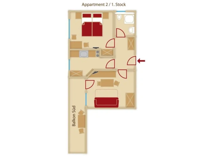 1 Bedroom Apartment