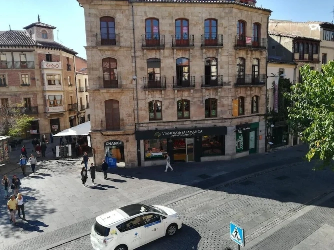 Studio with city view