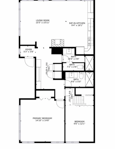 2 Bedrooms Apartment