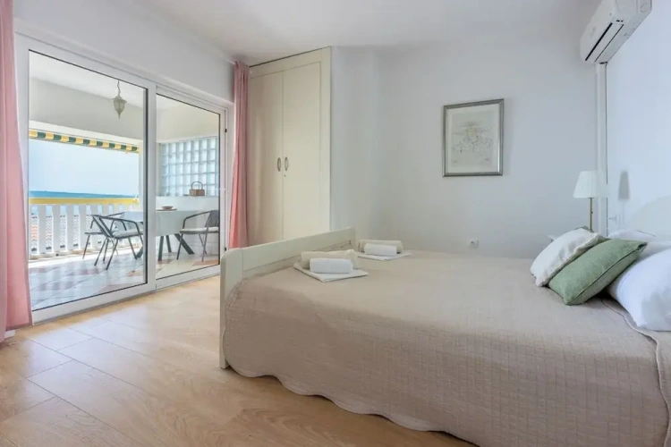 Studio with balcony