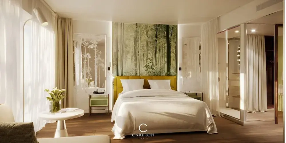 Executive Double room with balcony and with land view