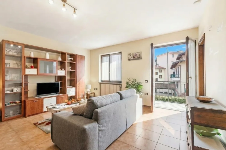 Family Apartment with balcony and with sunset view
