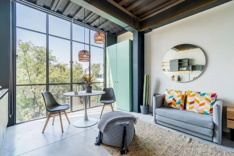 w Stylish Loft w/ Fantastic Deco in Roma Norte