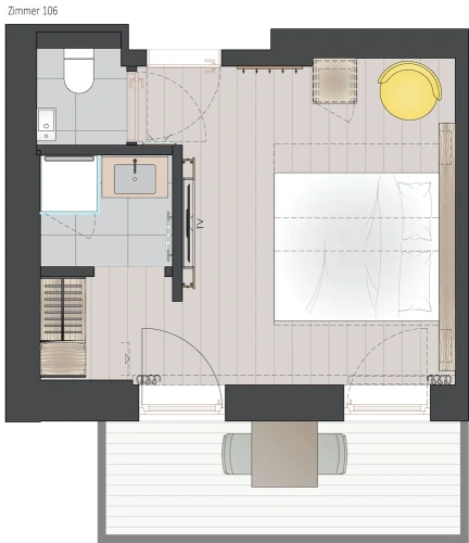 Deluxe Double room with mountain view
