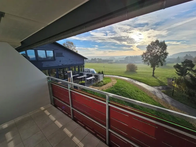 Standard Twin room with balcony and with view