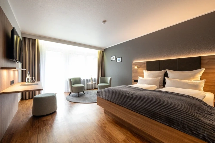 Comfort room with balcony