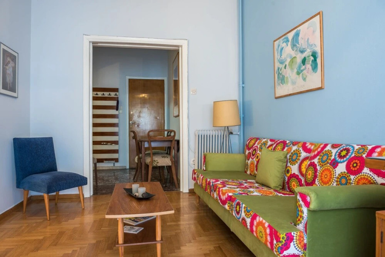 Vintage Athens Apartment by Cloudkeys