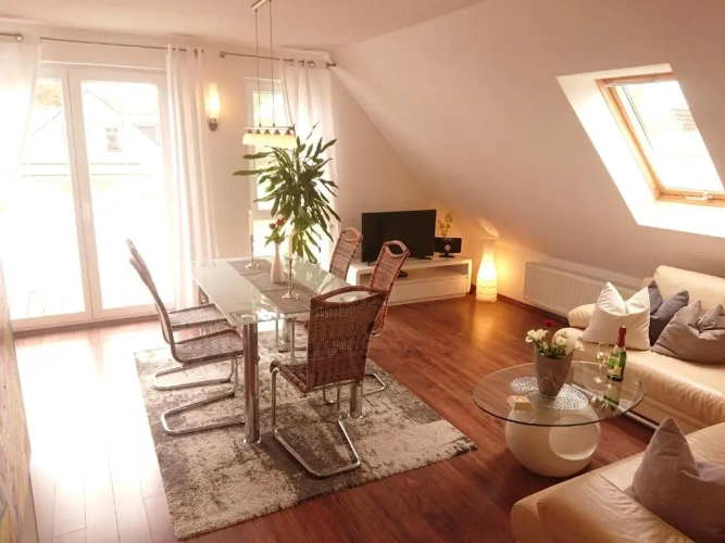 Apartment with garden view